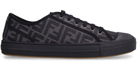 fendi beige sneakers|Fendi black sneakers men.